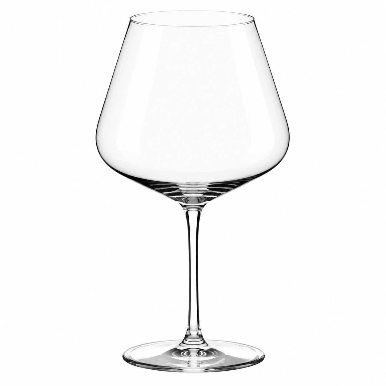Verre à vin 650 ml en verre transparent à pied pour vins et spiritueux