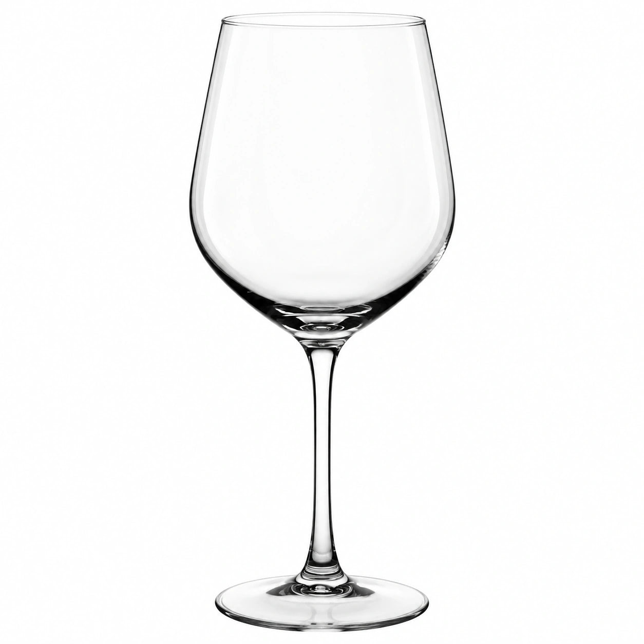 Verre à vin sur pied 500 ml en verre transparent pour dégustation